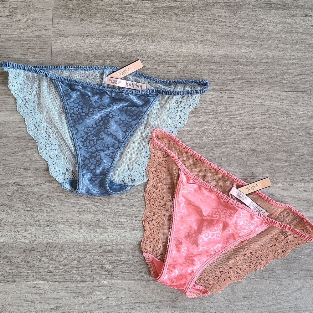 NWT Bundle of Victoria's Secret Cheetah Print Panties